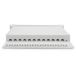 Buy DIGITUS Cat.6A Shielded Patch Panel, 12-Port, 10 ft, Gray in Cyprus, Nicosia, Limassol, Larnaka, Pafos