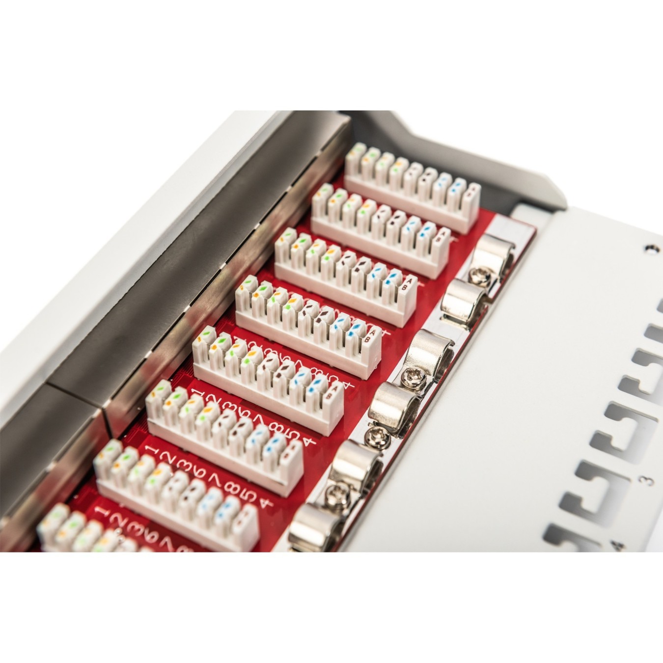 DIGITUS Cat.6A Shielded Patch Panel, 12-Port, 10 ft, Gray — Buy in Cyprus with Fast Delivery