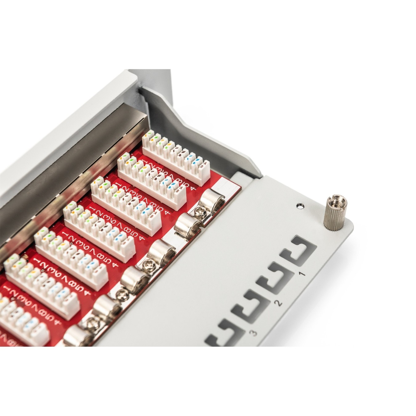 DIGITUS Cat.6A Shielded Patch Panel, 12-Port, 10 ft, Gray — Buy in Cyprus with Fast Delivery