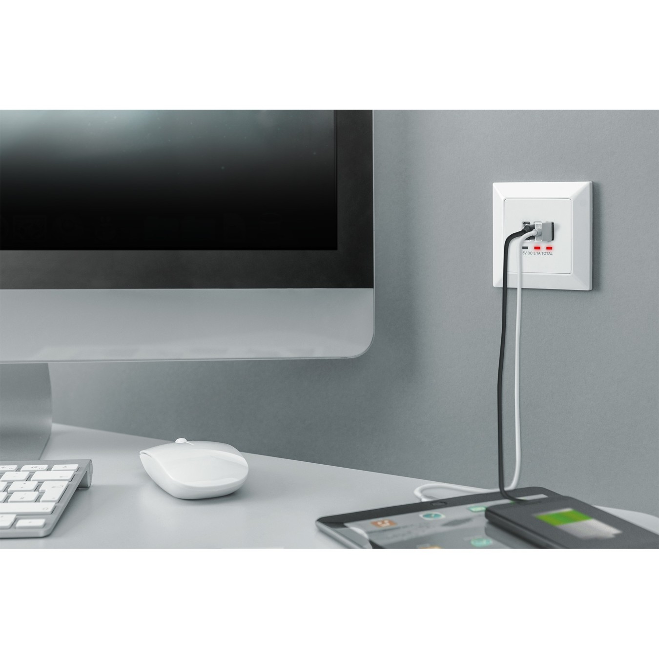 DIGITUS Unterputz Ladedose USB 2x USB-A + 1x USB-C - Flush Mounted - White — Buy in Cyprus with Fast Delivery