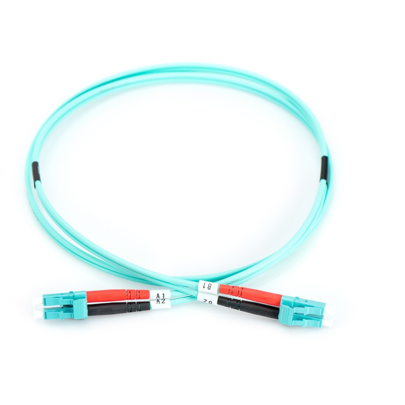 DIGITUS LWL Patchkabel LC to LC 3.00m Multimode Duplex OM3 - Aqua color — Buy in Cyprus with Fast Delivery