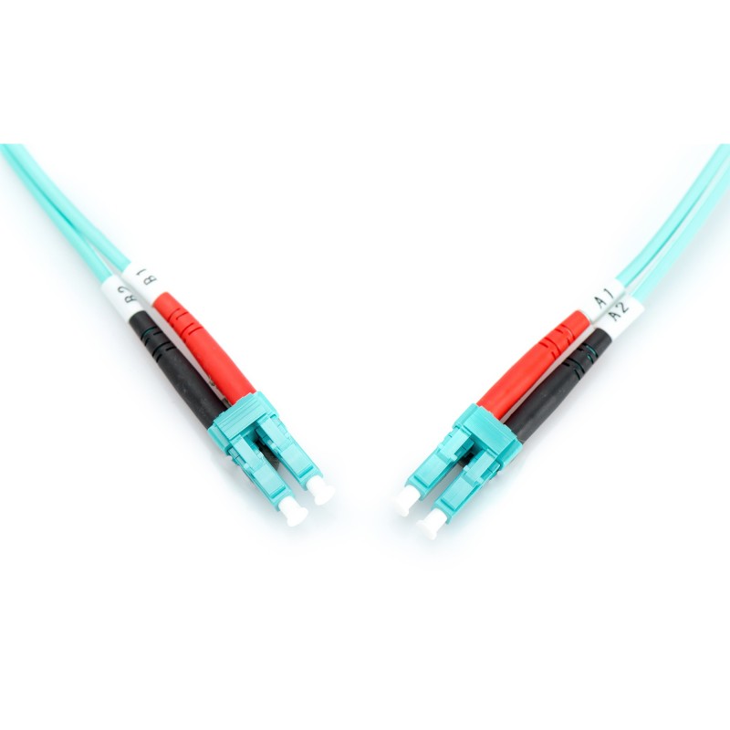 Buy DIGITUS LWL Patchkabel LC to LC 3.00m Multimode Duplex OM3 - Aqua color in Cyprus, Nicosia, Limassol, Larnaka, Pafos