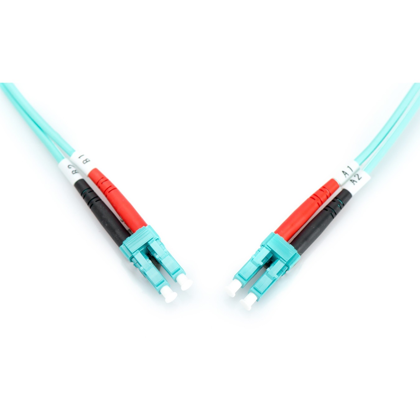 DIGITUS LWL Patchkabel LC to LC 3.00m Multimode Duplex OM3 - Aqua color — Buy in Cyprus with Fast Delivery