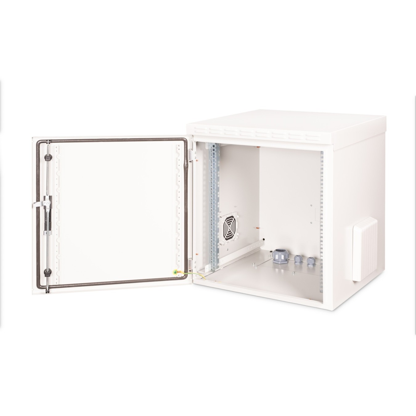 Rack Cabinet 19' 12U Digitus Outdoor IP55 713x600x600 mm - Color Grey (RAL 7035) — Buy in Cyprus with Fast Delivery