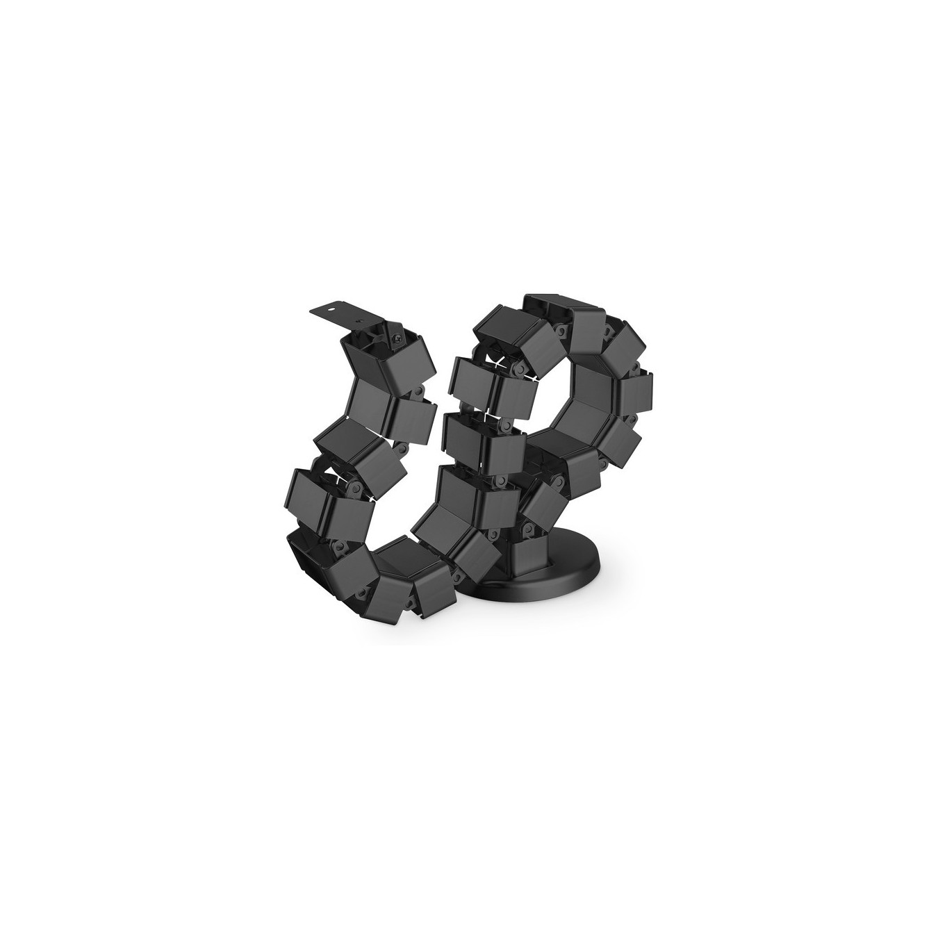 DIGITUS Cable Channel - Black, 1.3 m - Flexible and Adjustable — Buy in Cyprus with Fast Delivery