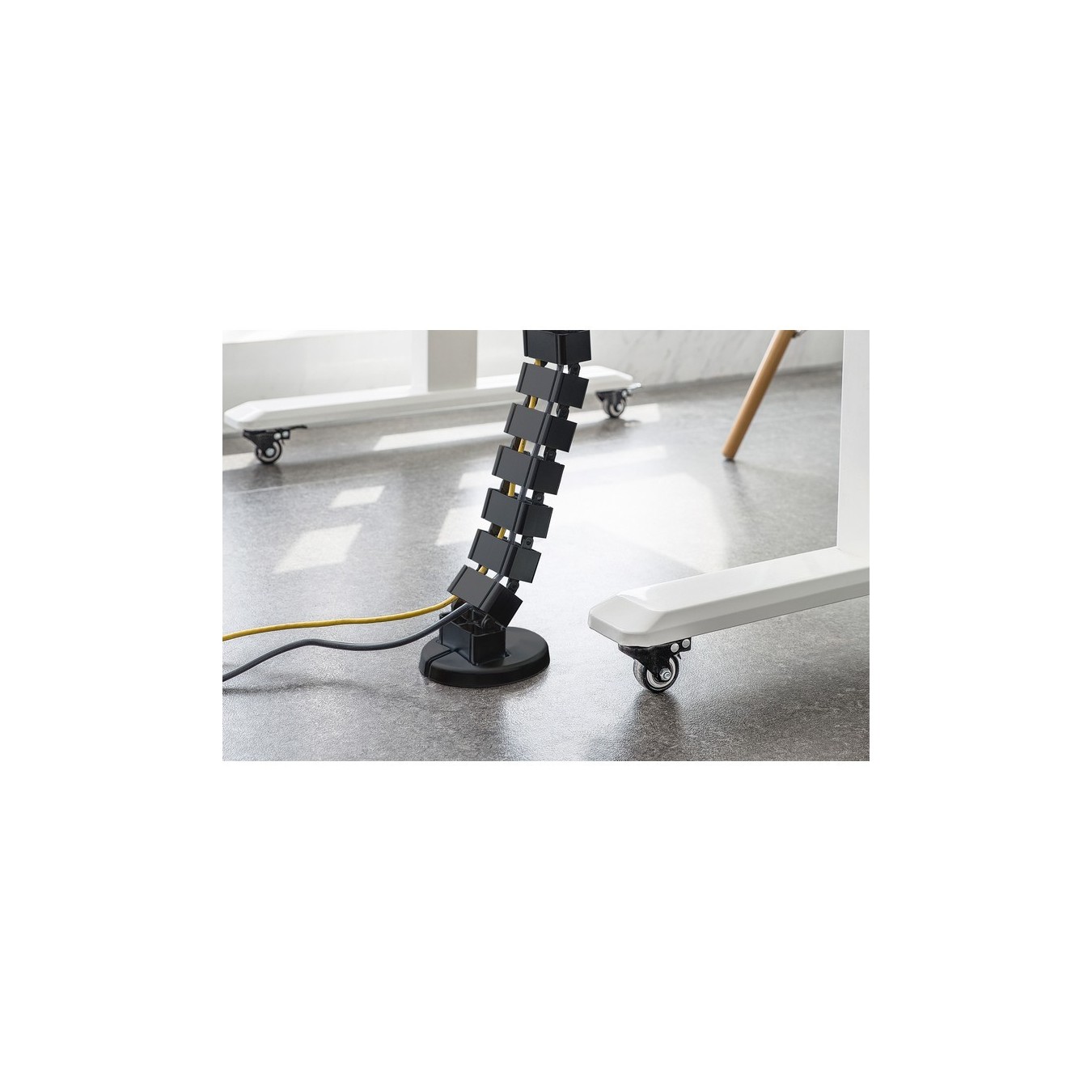 DIGITUS Cable Channel - Black, 1.3 m - Flexible and Adjustable — Buy in Cyprus with Fast Delivery