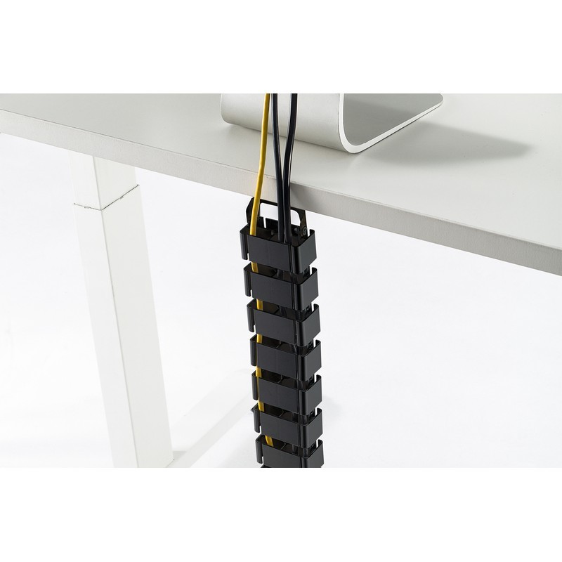 Buy DIGITUS Cable Channel - Black, 1.3 m - Flexible and Adjustable in Cyprus, Nicosia, Limassol, Larnaka, Pafos