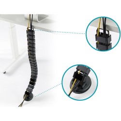 Buy DIGITUS Cable Channel - Black, 1.3 m - Flexible and Adjustable in Cyprus, Nicosia, Limassol, Larnaka, Pafos