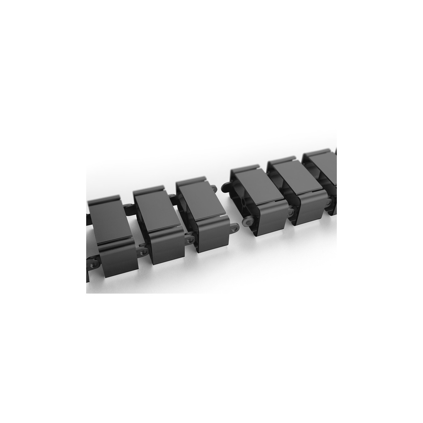DIGITUS Cable Channel - Black, 1.3 m - Flexible and Adjustable — Buy in Cyprus with Fast Delivery