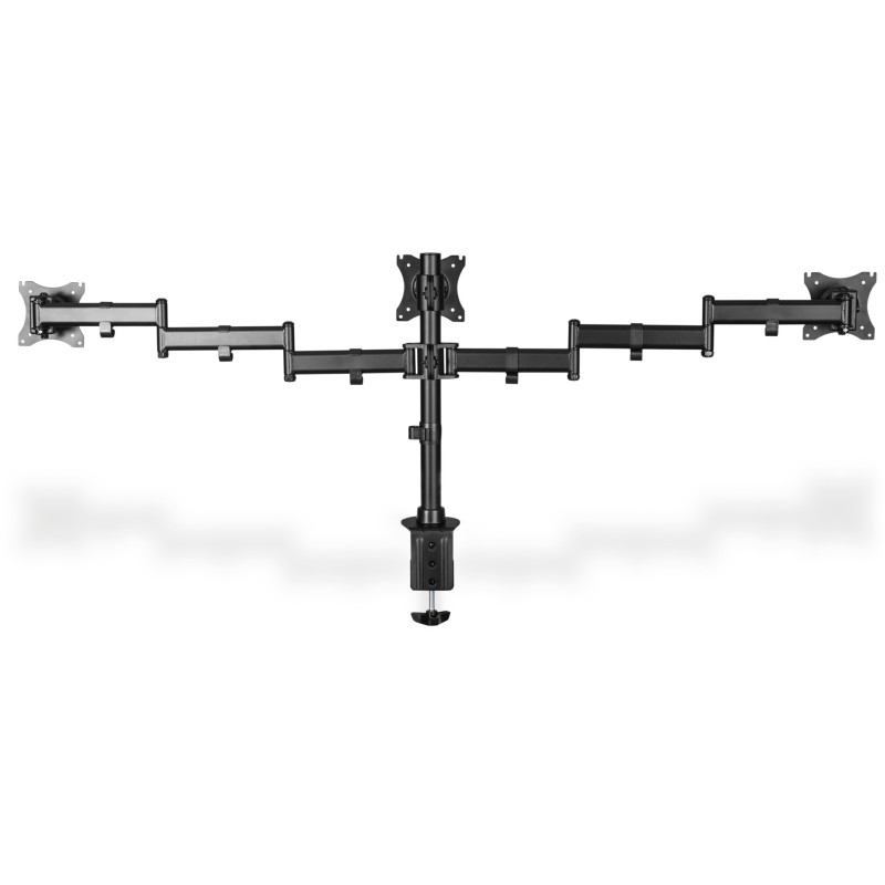 Buy Desk Mount for 3 Monitors up to 27in - DA-90362 - Desk Clamp Arm, Triple Arm... in Cyprus, Nicosia, Limassol, Larnaka, Pafos