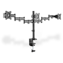 Buy Desk Mount for 3 Monitors up to 27in - DA-90362 - Desk Clamp Arm, Triple Arm... in Cyprus, Nicosia, Limassol, Larnaka, Pafos