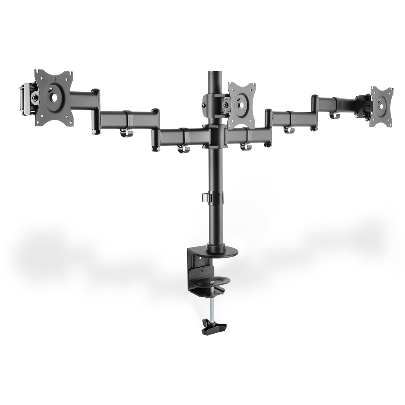 Desk Mount for 3 Monitors up to 27in - DA-90362 - Desk Clamp Arm, Triple Arm, 8 kg/arm — Buy in Cyprus with Fast Delivery