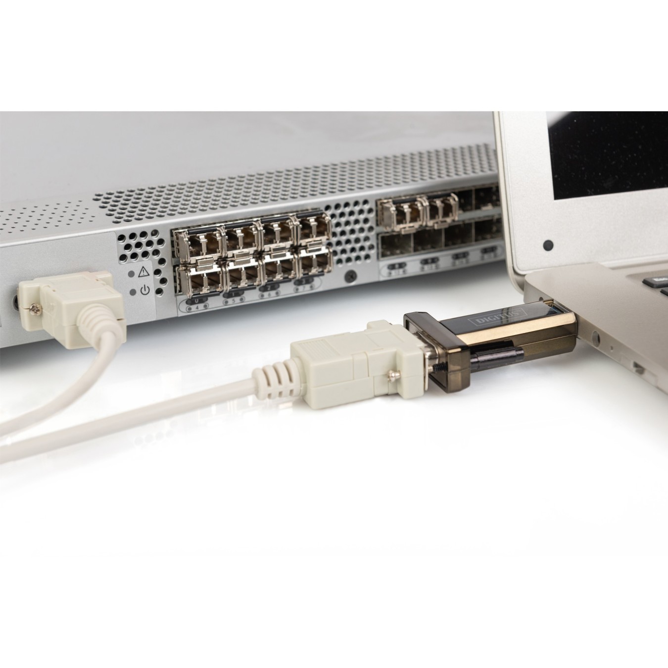 DIGITUS USB 2.0 Serial Adapter - Black - USB to RS-232, Plug-and-Play — Buy in Cyprus with Fast Delivery