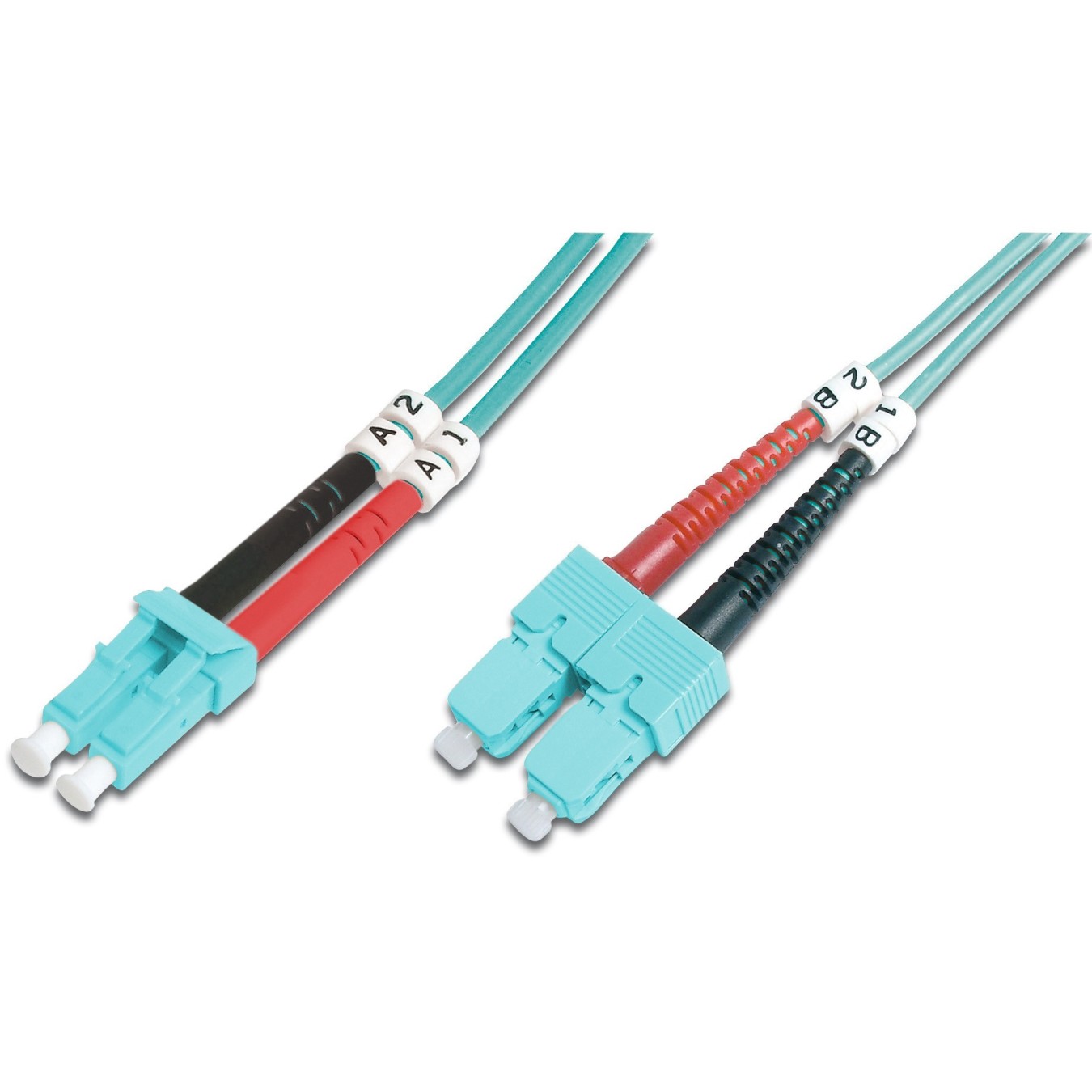 DIGITUS LWL Patchkabel LC to SC Duplex Multimode OM3 - 1.00 m — Buy in Cyprus with Fast Delivery