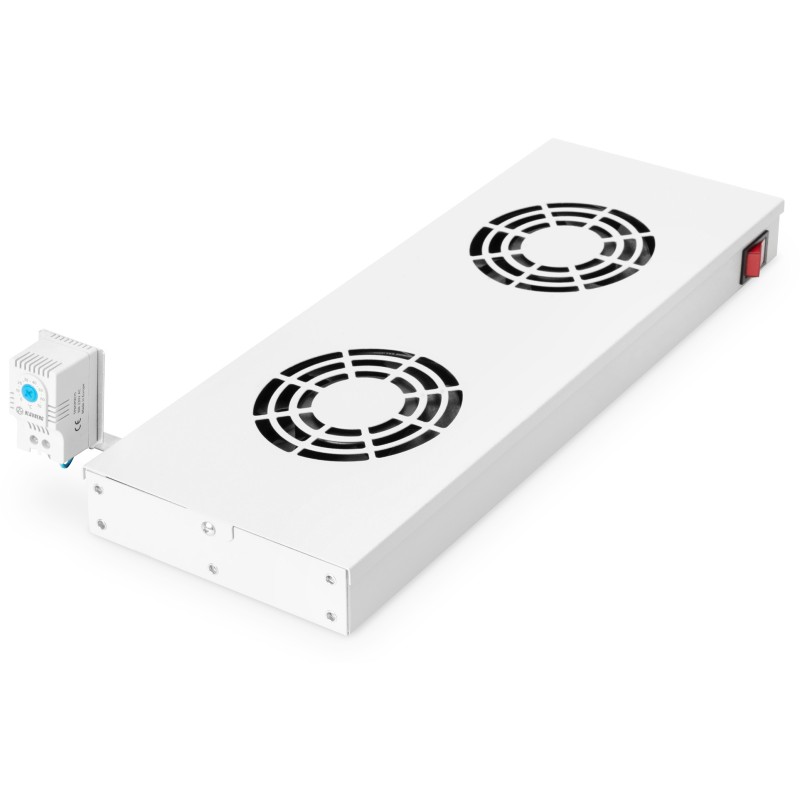 Buy DIGITUS Insertion Ventilation Unit with 2 Fans - Grey in Cyprus, Nicosia, Limassol, Larnaka, Pafos