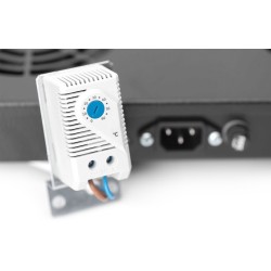 Buy DIGITUS 4-Fan Ventilation Insertion Unit - 19" Rack Mount - Black in Cyprus, Nicosia, Limassol, Larnaka, Pafos