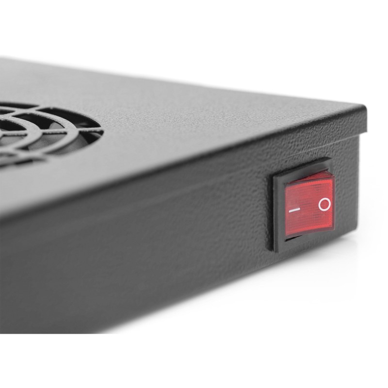 Buy DIGITUS 4-Fan Ventilation Insertion Unit - 19" Rack Mount - Black in Cyprus, Nicosia, Limassol, Larnaka, Pafos