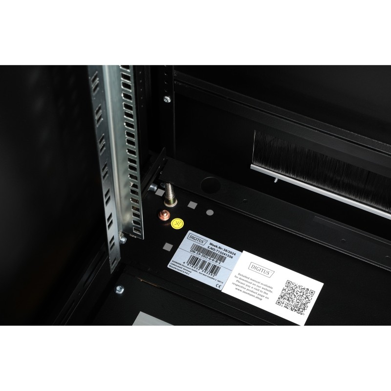 Buy Digitus Netzwerkschrank 19' 26HE 1342x600x600mm - Characteristics (Color Black) in Cyprus, Nicosia, Limassol, Larnaka, Pafos