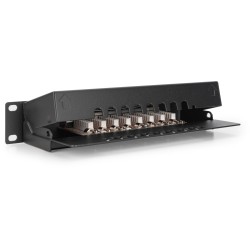 Buy DIGITUS Patchpanel 1U 8-Port Cat6 ClassE Shielded - Rack Mount, Black in Cyprus, Nicosia, Limassol, Larnaka, Pafos