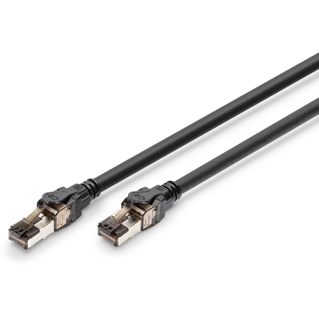 DIGITUS Patch Cable CAT 8.1 S/FTP 0.50m Black - Cat8, Shielding: S/FTP, Length: 0.50 m — Buy in Cyprus with Fast Delivery