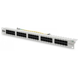Buy DIGITUS Patch Panel - 1U 50-Port Cat3 Unshielded ISDN - 19-inch Rack-Mount in Cyprus, Nicosia, Limassol, Larnaka, Pafos
