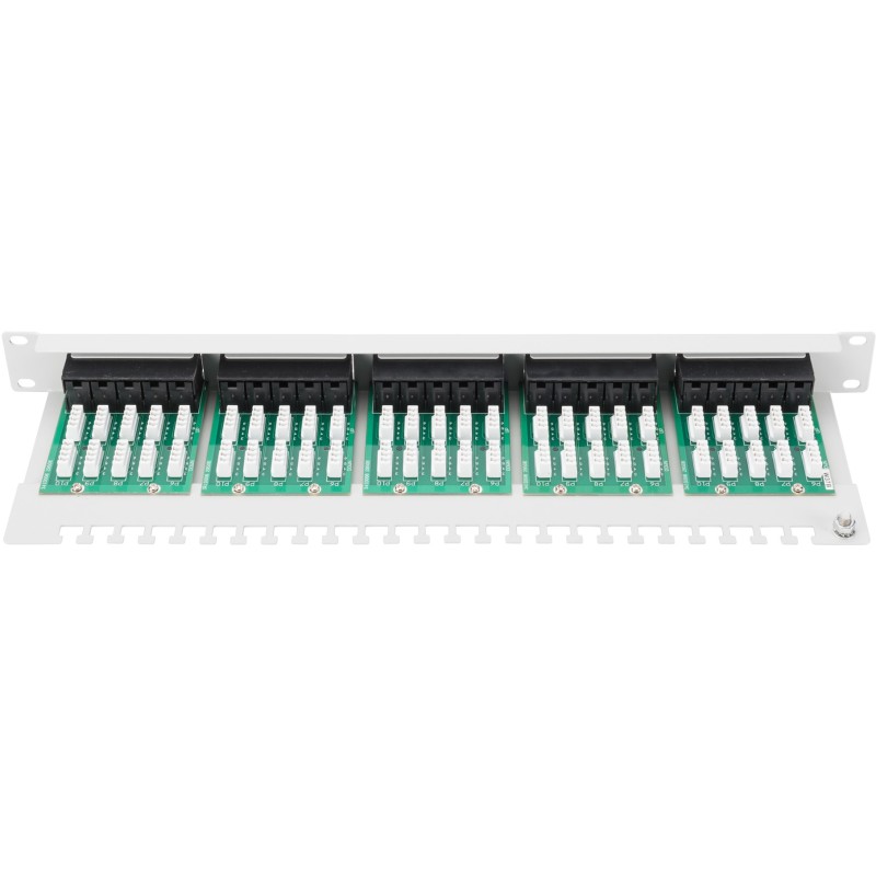 Buy DIGITUS Patch Panel - 1U 50-Port Cat3 Unshielded ISDN - 19-inch Rack-Mount in Cyprus, Nicosia, Limassol, Larnaka, Pafos