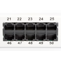 Buy DIGITUS Patch Panel - 1U 50-Port Cat3 Unshielded ISDN - 19-inch Rack-Mount in Cyprus, Nicosia, Limassol, Larnaka, Pafos