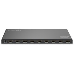 Buy DIGITUS HDMI Splitter 1x8 4K 60Hz HDCP 2.3 EDID Control - Black, Metal in Cyprus, Nicosia, Limassol, Larnaka, Pafos