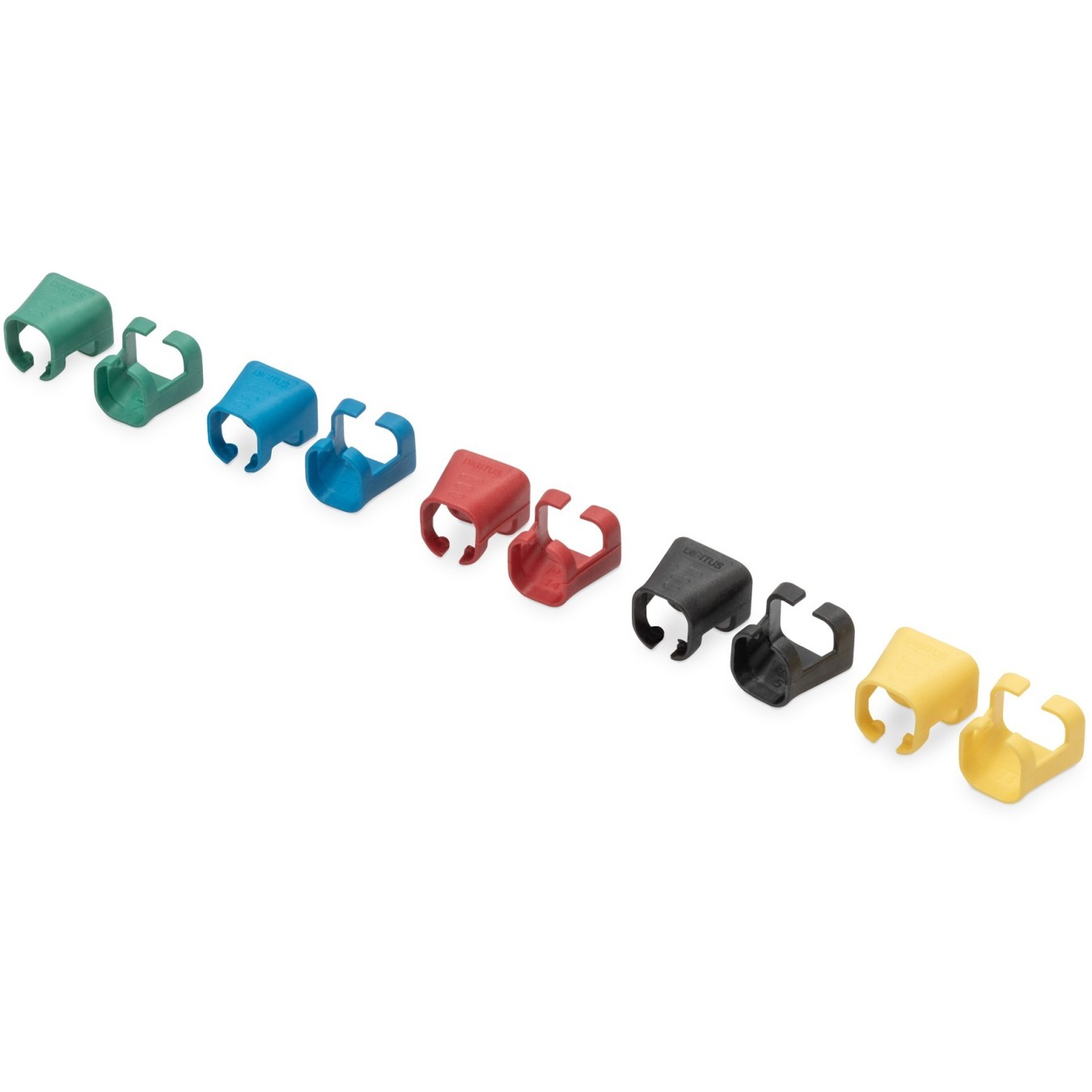Digitus Color Clips for RJ45 Patch Cables - Assorted Colors (Cat5e/6 Compatible) — Buy in Cyprus with Fast Delivery