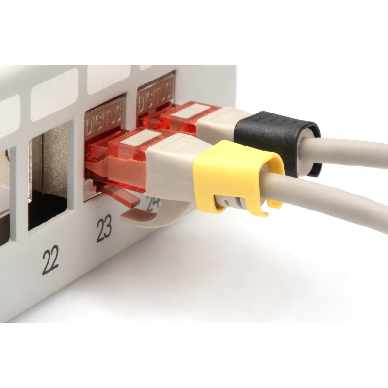 Buy Digitus Color Clips for RJ45 Patch Cables - Assorted Colors (Cat5e/6 Compati... in Cyprus, Nicosia, Limassol, Larnaka, Pafos