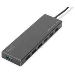 Buy DIGITUS USB-Hub 7-Port USB 3.0 Type-A - Grey Aluminium in Cyprus, Nicosia, Limassol, Larnaka, Pafos
