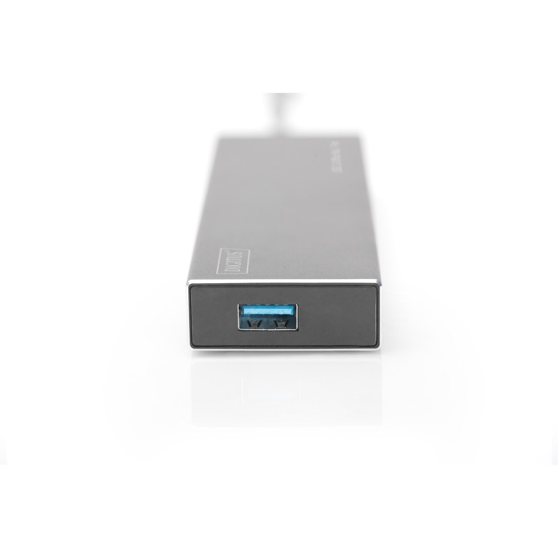Buy DIGITUS USB-Hub 7-Port USB 3.0 Type-A - Grey Aluminium in Cyprus, Nicosia, Limassol, Larnaka, Pafos