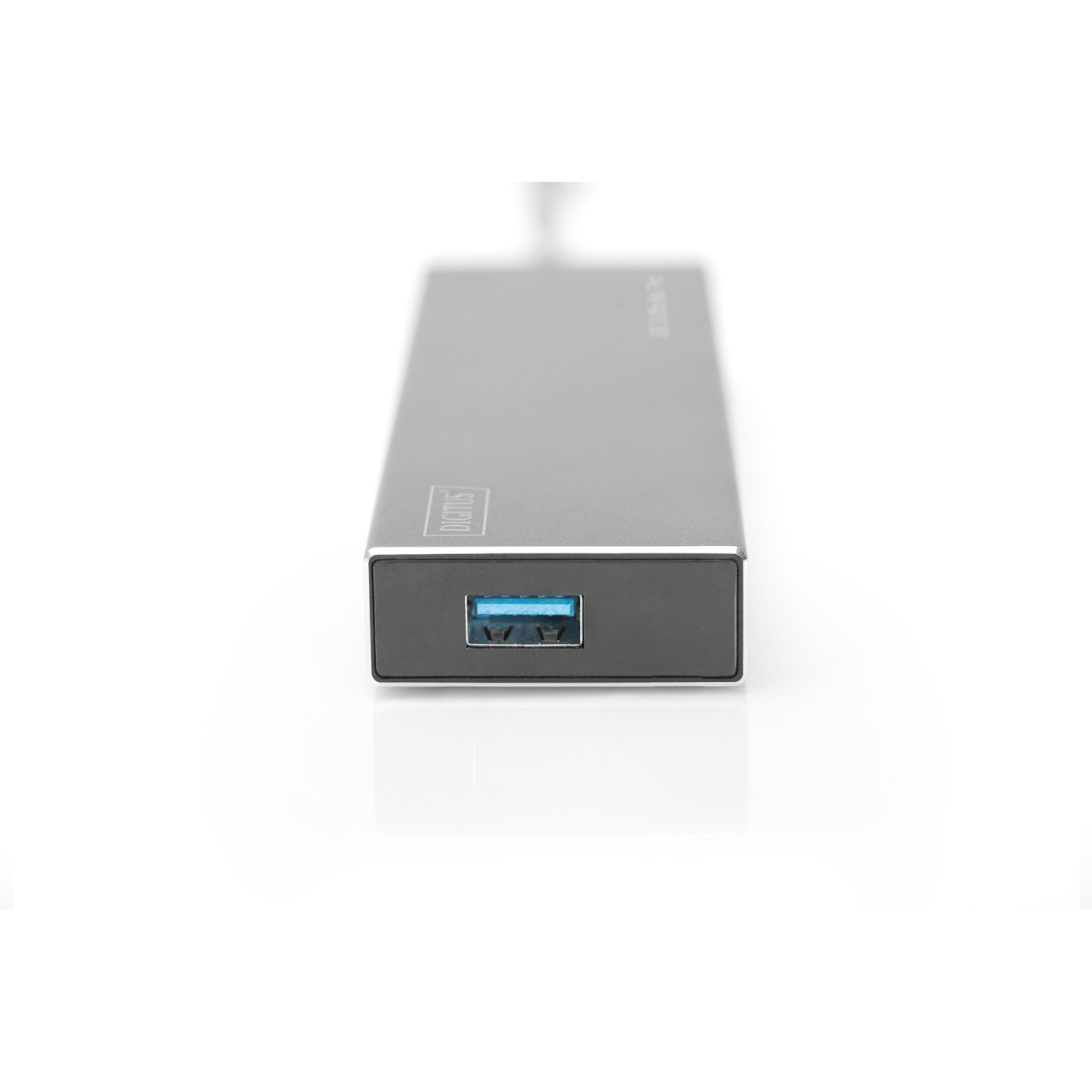 DIGITUS USB-Hub 7-Port USB 3.0 Type-A - Grey Aluminium — Buy in Cyprus with Fast Delivery