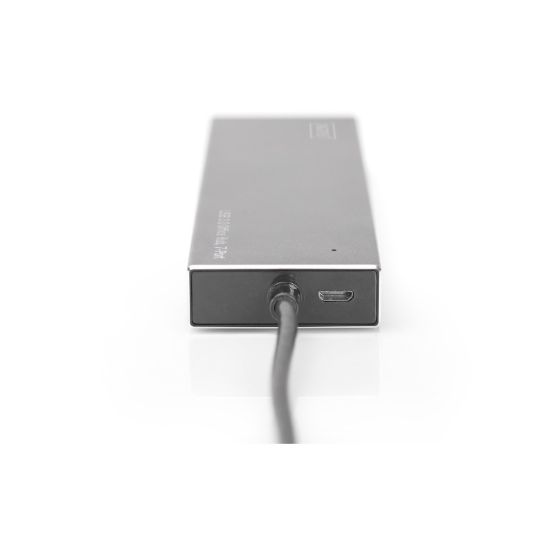 Buy DIGITUS USB-Hub 7-Port USB 3.0 Type-A - Grey Aluminium in Cyprus, Nicosia, Limassol, Larnaka, Pafos
