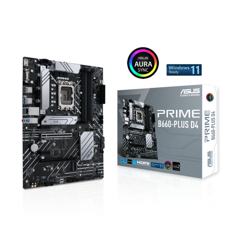 Buy ASUS PRIME B660-PLUS D4 - LGA1700 ATX Motherboard - Intel B660, DDR4, 128GB Max in Cyprus, Nicosia, Limassol, Larnaka, Pafos