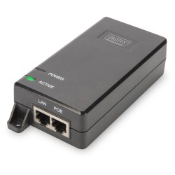 Buy DIGITUS PoE+ Injector - Black - 30 W, 2x RJ-45, Gigabit Ethernet in Cyprus, Nicosia, Limassol, Larnaka, Pafos