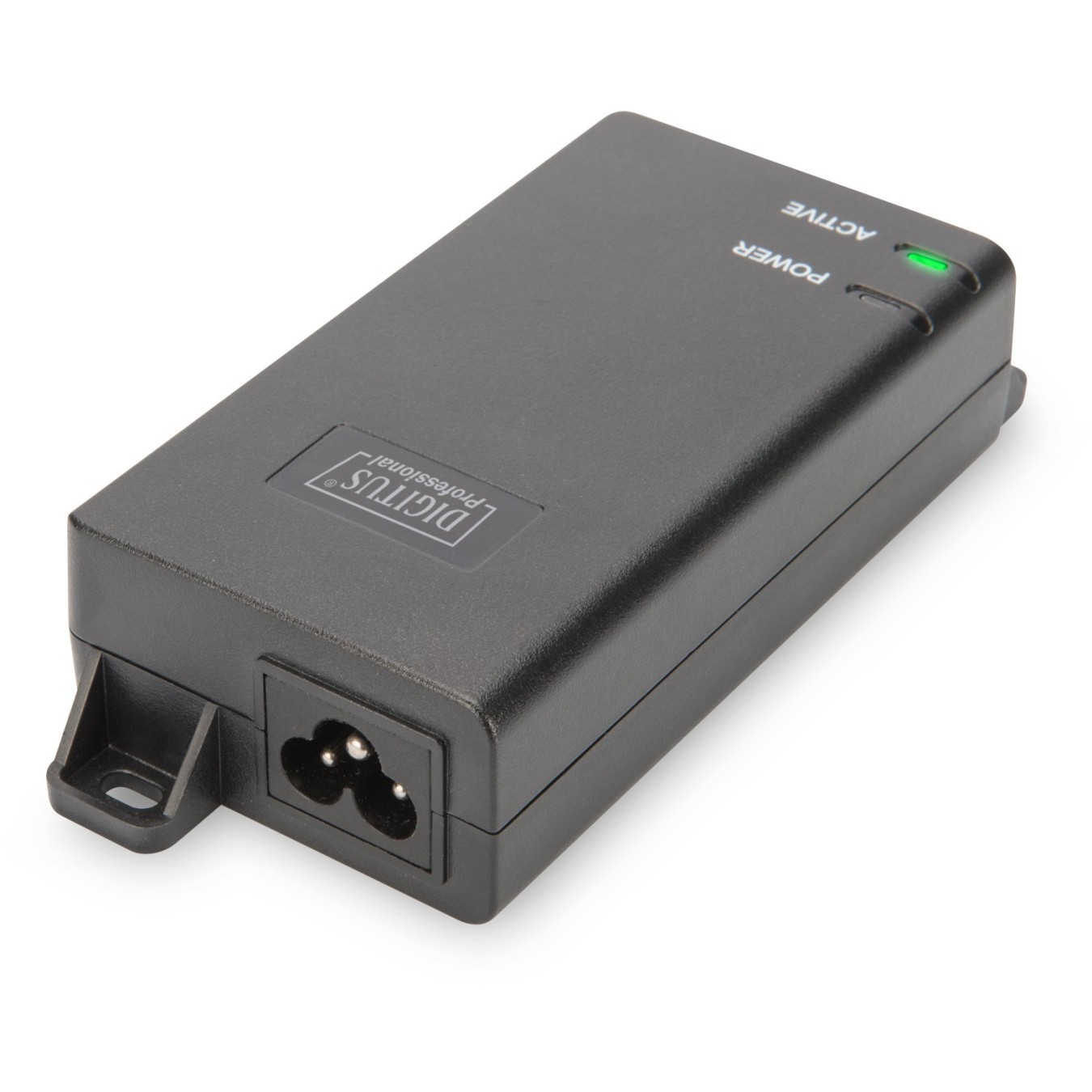 DIGITUS PoE+ Injector - Black - 30 W, 2x RJ-45, Gigabit Ethernet — Buy in Cyprus with Fast Delivery