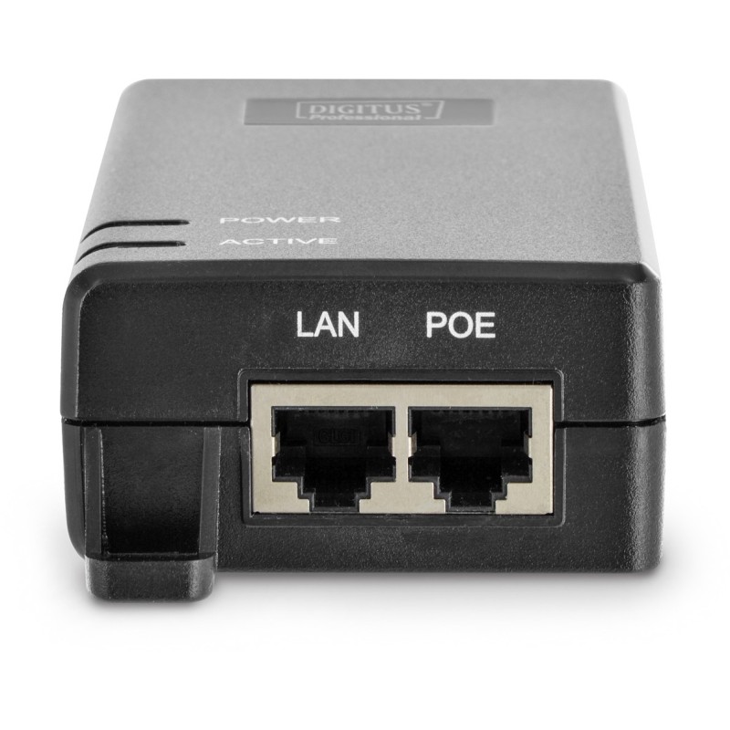 Buy DIGITUS PoE+ Injector - Black - 30 W, 2x RJ-45, Gigabit Ethernet in Cyprus, Nicosia, Limassol, Larnaka, Pafos