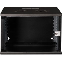 Buy Digitus SOHO PRO 7U Wall-Mounted Enclosure - SOHO PRO - Black, 370x540x400 mm in Cyprus, Nicosia, Limassol, Larnaka, Pafos