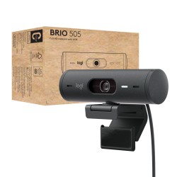 Buy Logitech Brio 505 - 960-001459 - Black Full HD 1080p 60fps, 4MP, Autofocus, ... in Cyprus, Nicosia, Limassol, Larnaka, Pafos