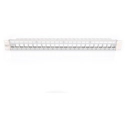 Buy DIGITUS Patch Panel - 1U 24-Port Modular Gray - Gray, 1U, 24-Port in Cyprus, Nicosia, Limassol, Larnaka, Pafos