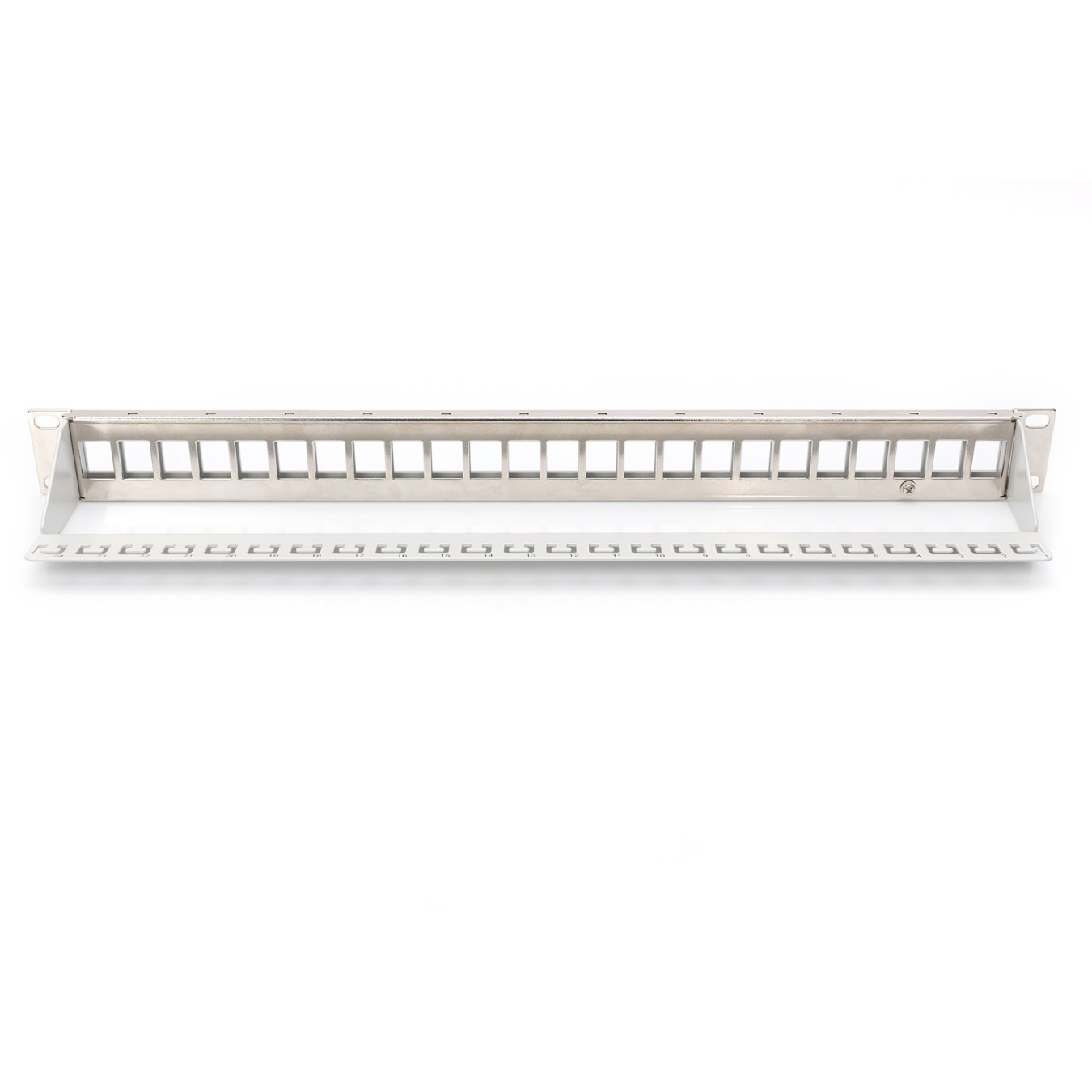 DIGITUS Patch Panel - 1U 24-Port Modular Gray - Gray, 1U, 24-Port — Buy in Cyprus with Fast Delivery
