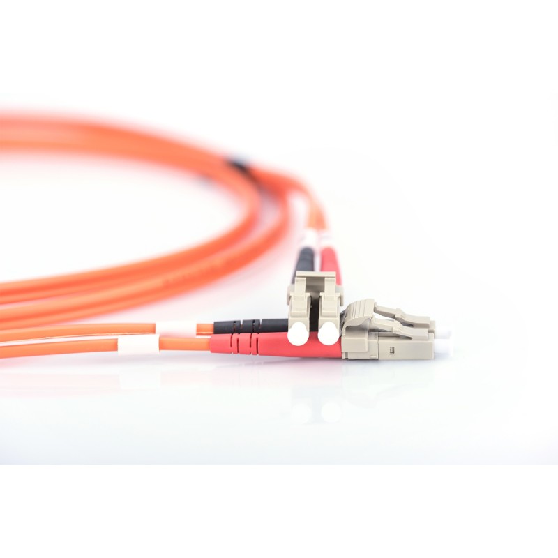 Buy DIGITUS LWL Patchkabel LC to LC - (Orange, 10 m, Multimode Duplex, OM2) in Cyprus, Nicosia, Limassol, Larnaka, Pafos