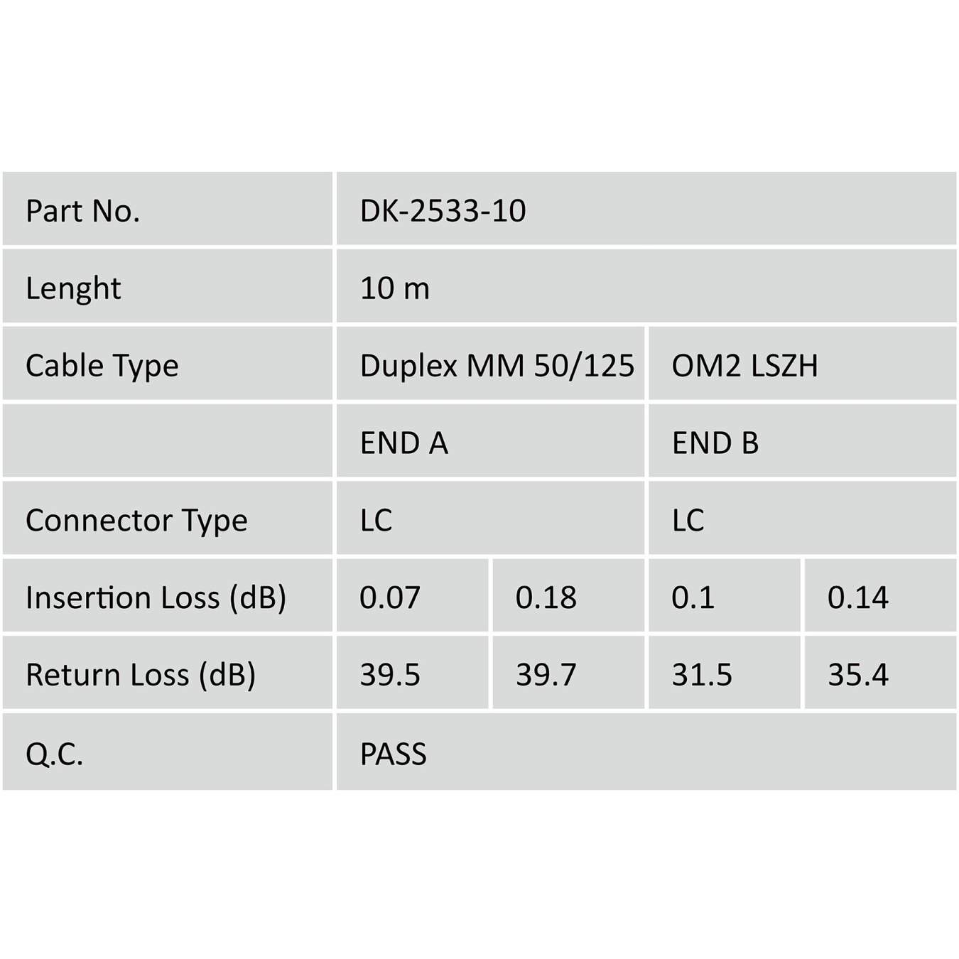 DIGITUS LWL Patchkabel LC to LC - (Orange, 10 m, Multimode Duplex, OM2) — Buy in Cyprus with Fast Delivery
