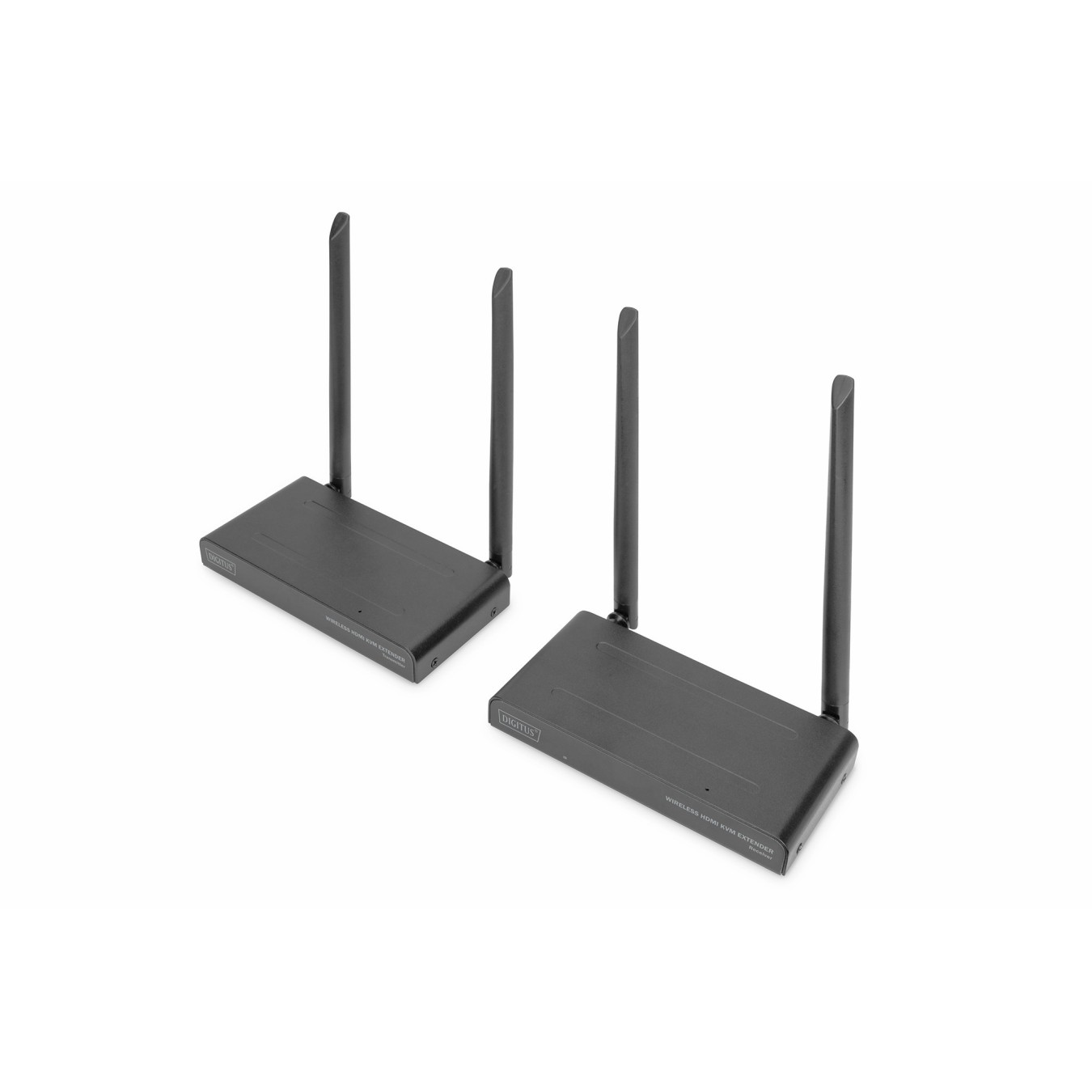 DIGITUS Wireless HDMI KVM Extender Set - Characteristics (Color, Memory size, CPU speed, etc, Up to 200 m, Full HD)