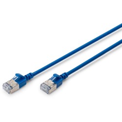 Buy DIGITUS Patch Cable CAT 6A F FTP Slim 0.30m Blue in Cyprus, Nicosia, Limassol, Larnaka, Pafos