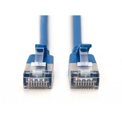 Buy DIGITUS Patch Cable CAT 6A F FTP Slim 0.30m Blue in Cyprus, Nicosia, Limassol, Larnaka, Pafos