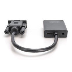Buy DIGITUS VGA to HDMI + Audio Converter - Black, 0.15 m in Cyprus, Nicosia, Limassol, Larnaka, Pafos