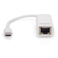 Buy DIGITUS USB-C to RJ45 Gigabit Ethernet Adapter - Aluminium, 0.2 m cable in Cyprus, Nicosia, Limassol, Larnaka, Pafos