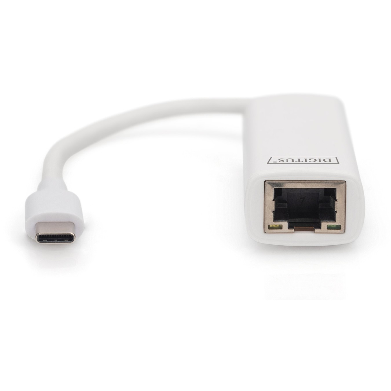 DIGITUS USB-C to RJ45 Gigabit Ethernet Adapter - Aluminium, 0.2 m cable — Buy in Cyprus with Fast Delivery